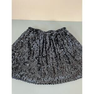 QMack womens Blue sequin skirt size M